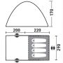 Кемпинговая палатка с тамбуром "Трим 4"