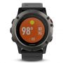 Garmin FENIX 5X SAPPHIRE серые с черным ремешком