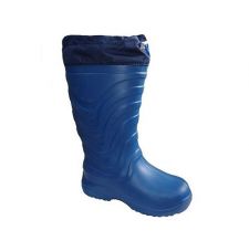 Сапоги ЭВА женские зимние "Онега" (STEP) -55С , с 4-слойным чулком и манжетой, синие.
