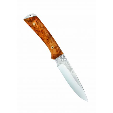 Нож Снегирь ЦМ (карельская береза), 95х18