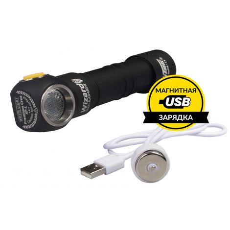 Фонарь Armytek Wizard Magnet USB XP-L (белый свет)+18650 Li-Ion