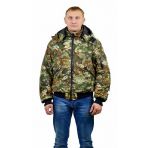 Куртка мужская "Бомбер" демисезонная тк.Мак-мембрана "Мультикам" ( с капюшоном)