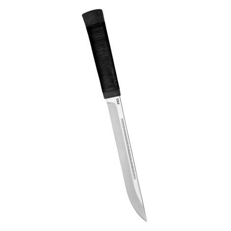 Нож Бурятский средний (кожа), 100х13м