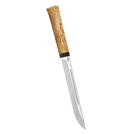 Нож Бурятский средний (карельская береза), 95х18