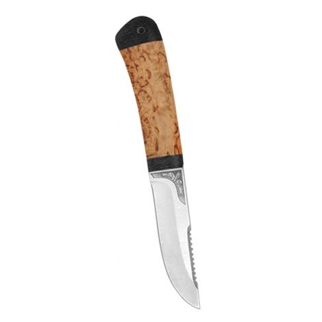 Нож Робинзон-2 (карельская береза), 100х13м