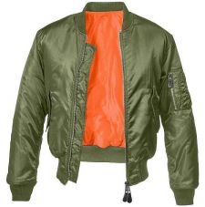 Куртка летная МА1 Brandit, цвет Olive